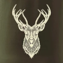 Jeleň kresba Jeleň kresba