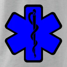 Rescue - Hviezda na prsníku + nápis na chrbte Rescue - Hviezda na prsníku + nápis na chrbte