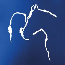 Kôň a ja silueta Kôň a ja silueta